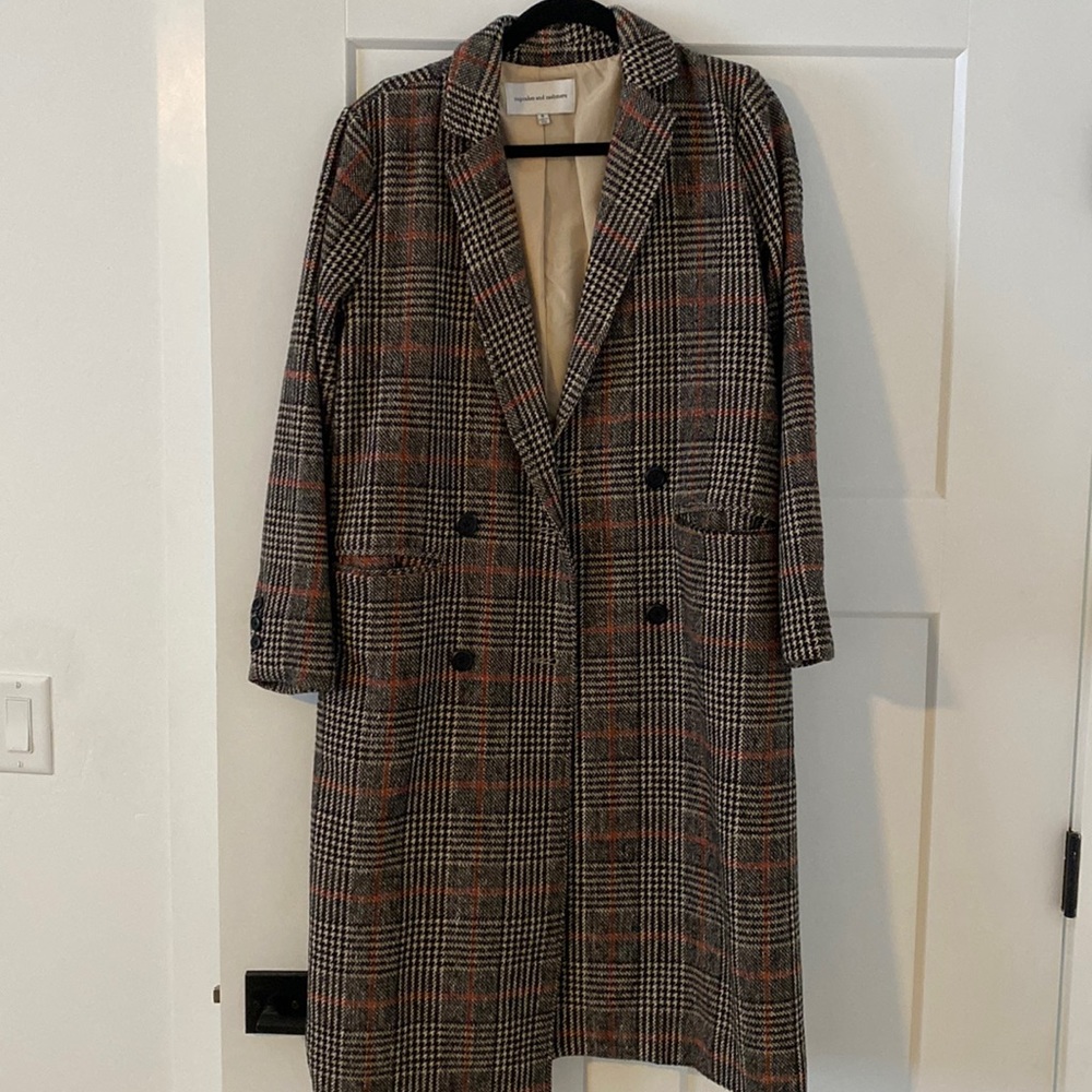Cupcakes and cashmere long lined jacket